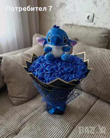 Букет от вечни рози, снимка 3 - Изкуствени цветя - 50282280