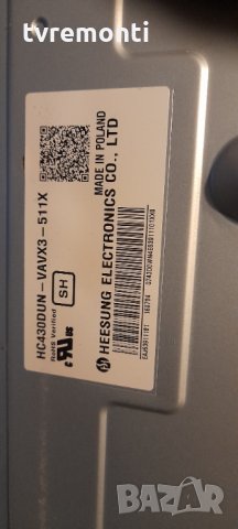 MAIN BOARD LG 43LH570V TV EBT64312701 EAX66873003 1.0 SCREEN T430HVN01.0, снимка 5 - Части и Платки - 34419866