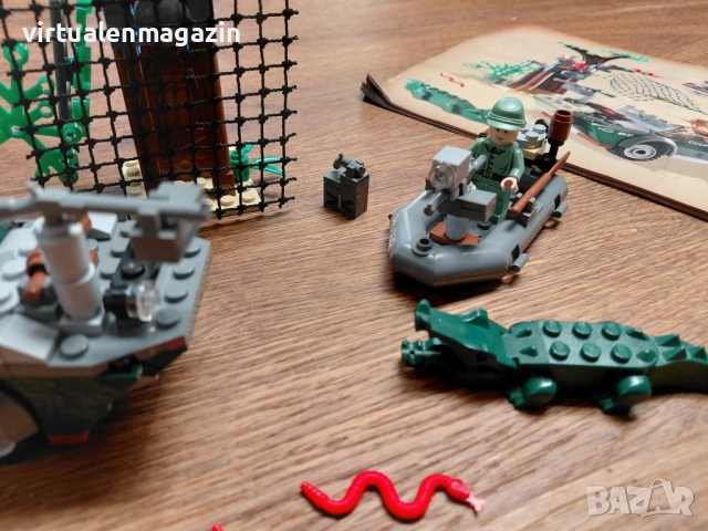 Лего Indiana Jones - Lego 7625 - Преследване край реката, снимка 9 - Колекции - 52909412