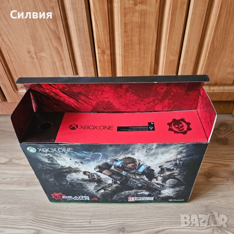 XBOX ONE S 2TB Gears of War + 2 игри + 2 джойстика PS5 PS4 PlayStation 4 5, снимка 9 - Xbox конзоли - 52389436