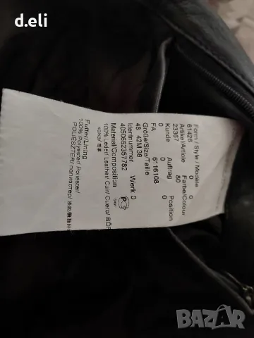 LAGERFELD Original. Size L 100% Leather Жестоко яке., снимка 10 - Якета - 47565849