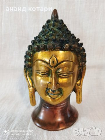Глава на Буда, снимка 1 - Статуетки - 34724483