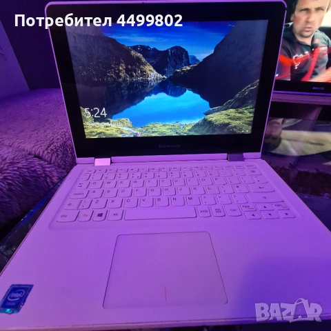 Лаптоп lenovo yoga 300 11BR бял, снимка 9 - Лаптопи за работа - 53668351