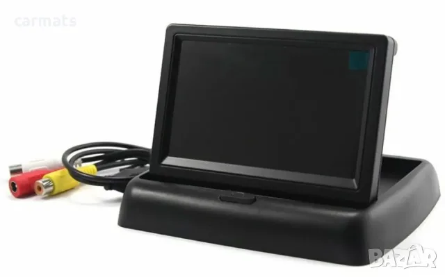 Цветен LCD дисплей 4,5" за камера за задно виждане - с функция прибиране