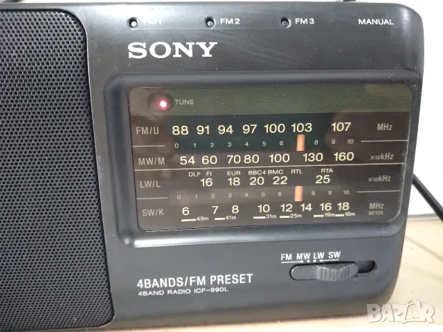 Радиоприемник SONY ICF-990L, снимка 3 - Радиокасетофони, транзистори - 56162014