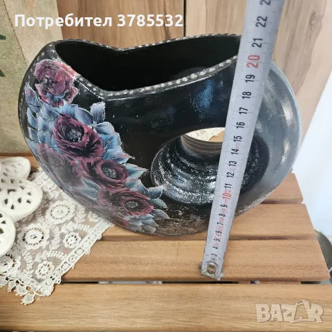 Керамична ваза Ваза, снимка 5 - Вази - 56123934
