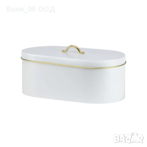 Метална кутия за хляб в бяло или черно