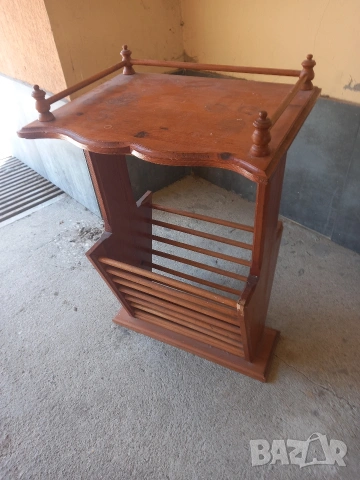 Масичка от масивно дърво , снимка 2 - Маси - 53859691