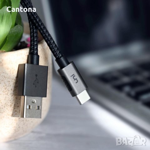 uNi вискокачествен USB-A to USB-C Charging Cable, 60 W,  300 см., снимка 2 - USB кабели - 33915659