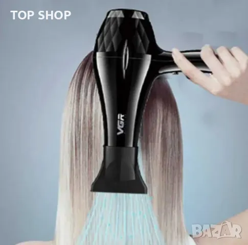 Професионален сешоар VGR с 3 степени и 2 скорости, професионална салонна серия, V-413, снимка 4 - Сешоари - 48853345