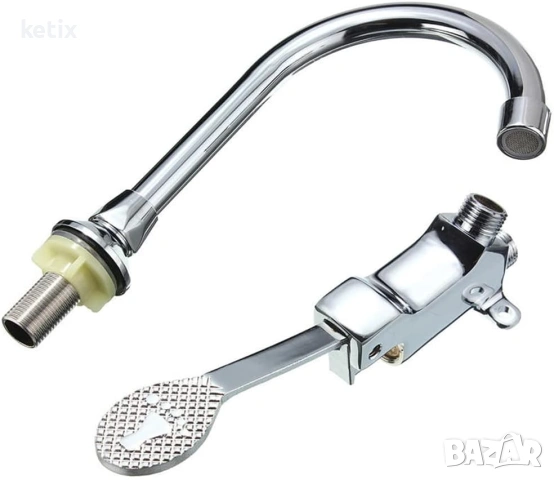 Смесител с педал, санитарен кран, снимка 3 - Други - 53590070