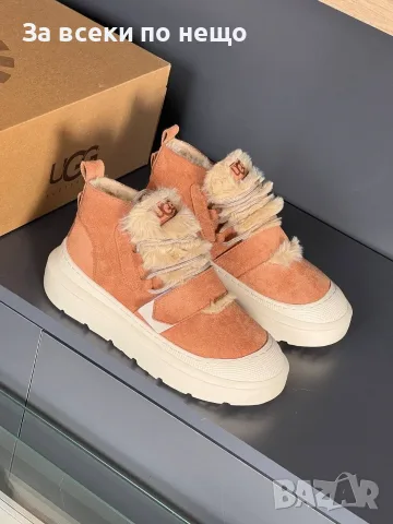 UGG Дамски Кафеви Зимни Боти С Пух И Дебела Подметка 36,37,38 номер Код E220