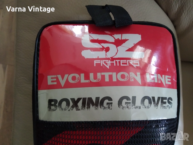 Боксови ръкавици 12 oz. кожа. SZ Fighters Пакистан., снимка 2 - Бокс - 51868035