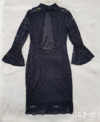 Дамска дантелена рокля размер С, снимка 5 - Рокли - 38612723