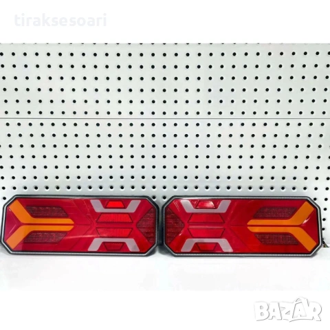 LED стопове за ремарке 34.5 см – 5 функции, динамичен мигач, 12V/24V , снимка 5 - Аксесоари и консумативи - 53700194