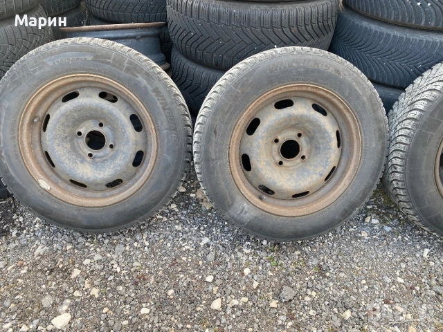 Джанти15 цола  със зимни гуми пежо 2008 , снимка 4 - Гуми и джанти - 53851341