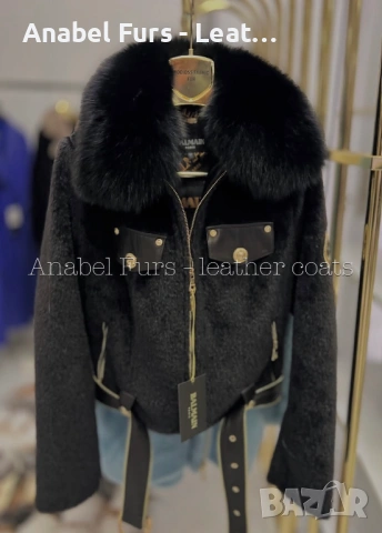 Дамски якета от естествена кожа и естествен косъм, снимка 6 - Якета - 53207610