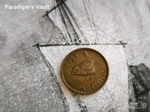Монета - Великобритания - 1 фартинг | 1938г.