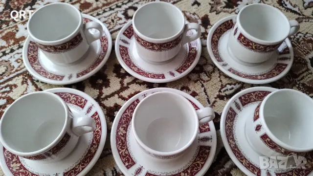 6 комплекта чашка с чинийка ENGLAND по 10 лв.всеки комплект,STEELITE international ,лимитирана серия, снимка 2 - Сервизи - 48488416