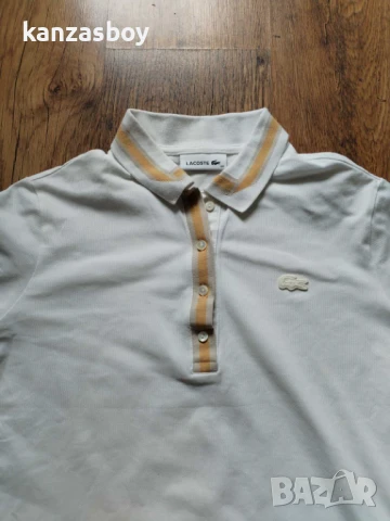 lacoste Polo - страхотна дамска тениска КАТО НОВА Л/ХЛ, снимка 6 - Тениски - 50716865