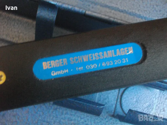 НОВ BERGER W.GERMANY ФРГ Западногермански комплект за Газо-пламъчно рязане заваряване ОКСИЖЕН Резак , снимка 12 - Други инструменти - 47280068