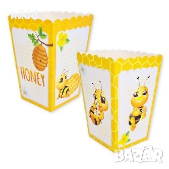 Пчела пчели пчелички Парти кутия за дребни лакомства пуканки и др