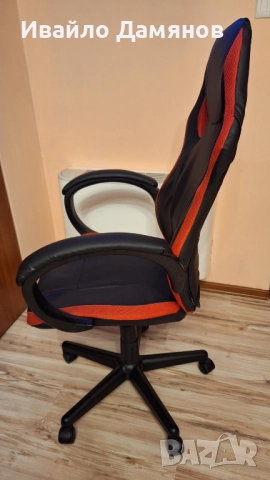 #Геймърски стол #Гейминг стол #Кожен стол #Компютърен стол #Офис стол, снимка 7 - Столове - 52425981