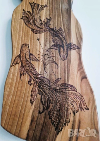 Дъски от орех ръчна пирография, снимка 6 - Декорация за дома - 53510046