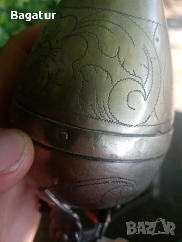 Стар,винтидж,гравиран съд,мате,на гаучосите,Рядък, снимка 8 - Антикварни и старинни предмети - 50830110