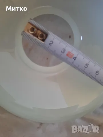 Ретро стъклени абажури за полилей, снимка 8 - Полилеи - 48629222