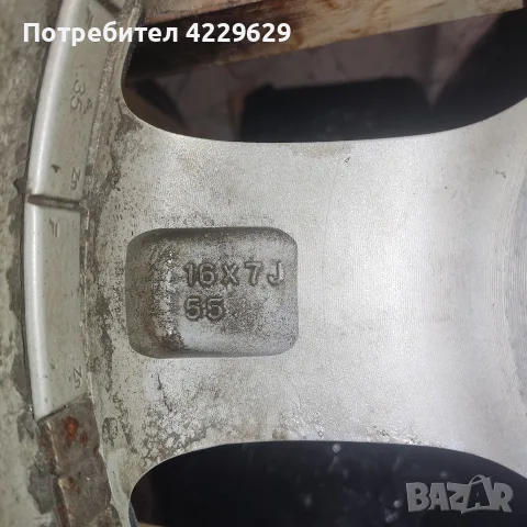 Оригинални алуминиеви джанти Мазда 16 цола., снимка 7 - Гуми и джанти - 55994350