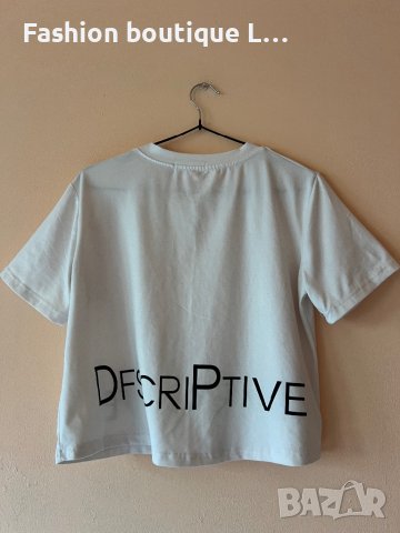 Бяла овързайз блуза с къс ръкав 🤍, снимка 4 - Тениски - 44311507