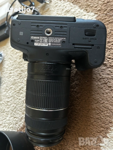 Canon EOS 750D + обектив EF-S 55-250mm IS II, снимка 4 - Фотоапарати - 53848008