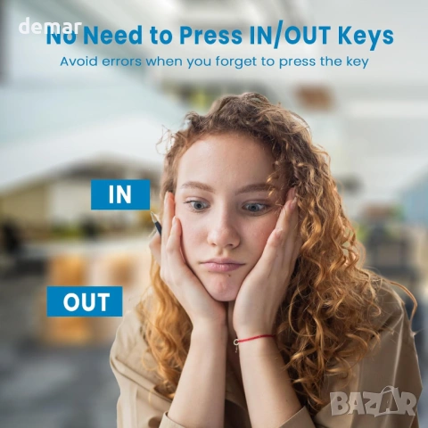 H1 Машина за отчитане на работно време, скенер за пръстови отпечатъци, 5 RFID карти, снимка 9 - Друга електроника - 53647466