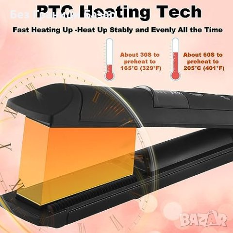 Нова Безжична Преса за Коса 2 в 1 с Бързо Загряване, Керамични Плочи, снимка 3 - Преси за коса - 44156585