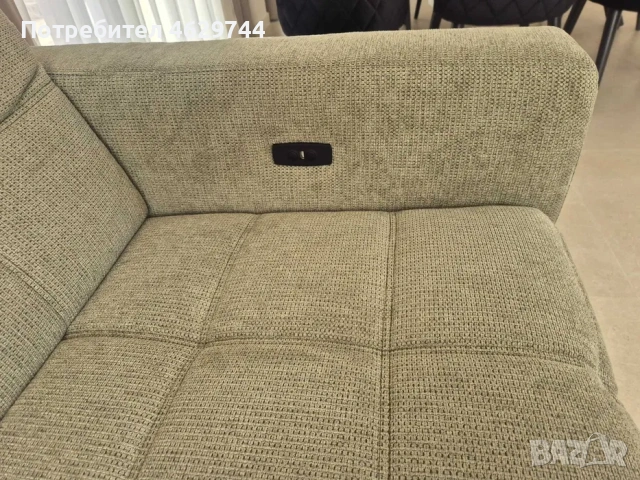 Ъглов диван Esberg с електрически релакс механизъм – ГАРАНЦИОНЕН, снимка 7 - Дивани и мека мебел - 53504055