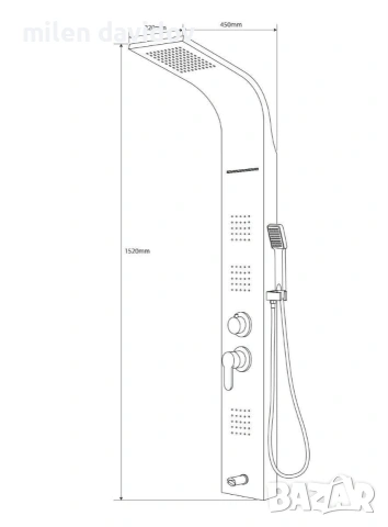 Стационарен Душ-Пита, снимка 4 - Други - 53058657