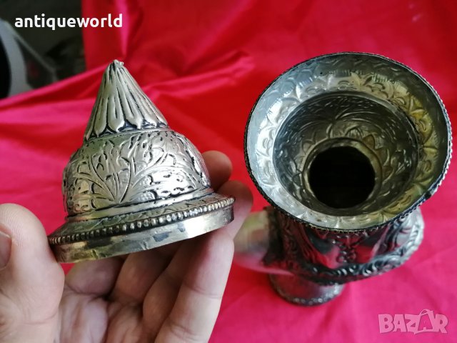 Уникат Рядък Съд , Фигура , Сребро ,Седеф от НАУТИЛУС, снимка 11 - Антикварни и старинни предмети - 40079653