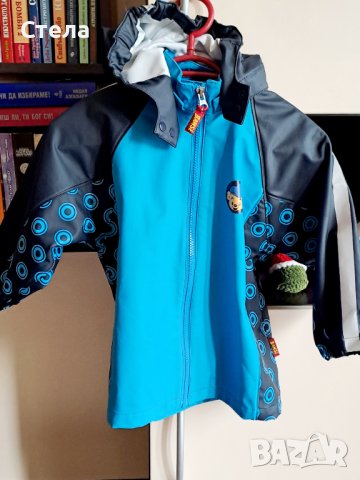 Детско яке с качулка за дъжд р 98, 3г със светлоотразителни ленти, снимка 1 - Детски якета и елеци - 40954039