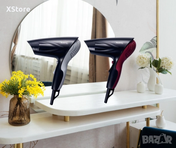 Сешоар, 1200W, 2 скорости, без концентратор. Различни цветове , снимка 5 - Сешоари - 52593726