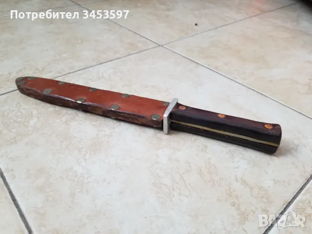  Кама/щик с калъф , снимка 2 - Антикварни и старинни предмети - 37549811