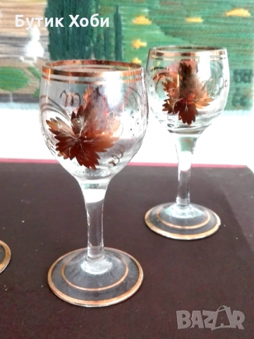 Антикварни чаши за ликьор, снимка 4 - Антикварни и старинни предмети - 36076163