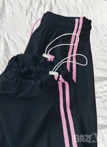 Нови джогъри с висока талия и две райета, снимка 5 - Панталони - 53629668