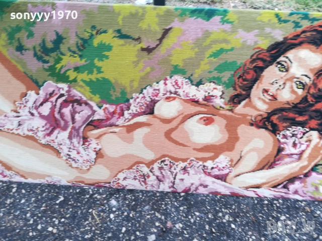 ГОБЛЕН//КАРТИНА ЗА СТЕНА ОТ ФРАНЦИЯ 0610251627, снимка 3 - Антикварни и старинни предмети - 51963572