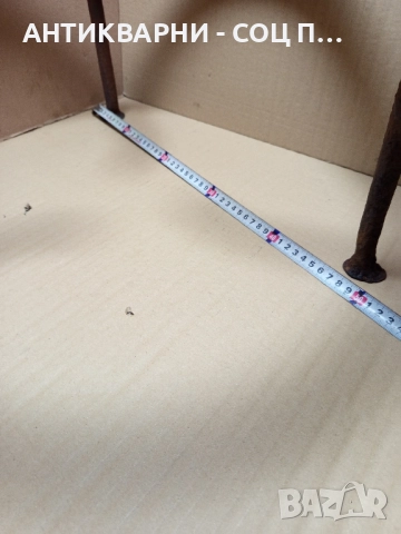 Стар Ръчно Изработен Масивен Саджек Пиростия За Огнище 9кг. , снимка 11 - Антикварни и старинни предмети - 52540087