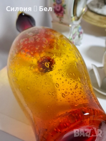 Винтидж стомна Арт стъкло , снимка 8 - Антикварни и старинни предмети - 52061590