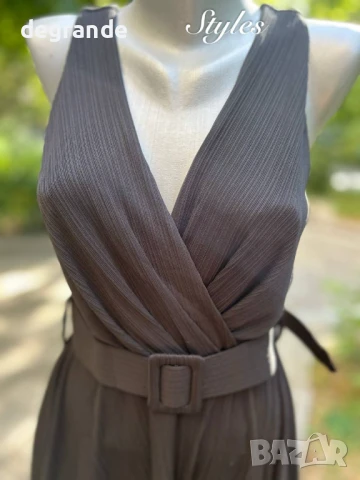 Елегантна рокля с колан, снимка 4 - Рокли - 50814414