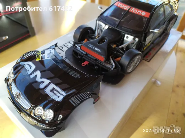 1:18  Mercedes Benz CLK-DTM AMG #2 Jean Alesi Maisto, снимка 14 - Колекции - 49025799