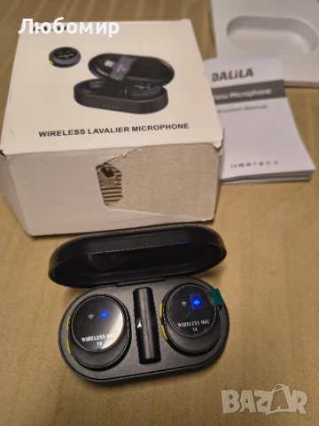 Безжичен микрофон Lavalier за iPhone/Android с шумопотискане, мини микрофон с USB-C жак,  , снимка 2 - Микрофони - 51177269