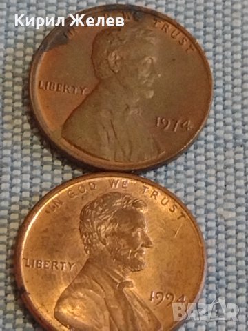Лот монети 8 броя 1 цент АМЕРИКА различни години за КОЛЕКЦИЯ ДЕКОРАЦИЯ 31830, снимка 3 - Нумизматика и бонистика - 44493558